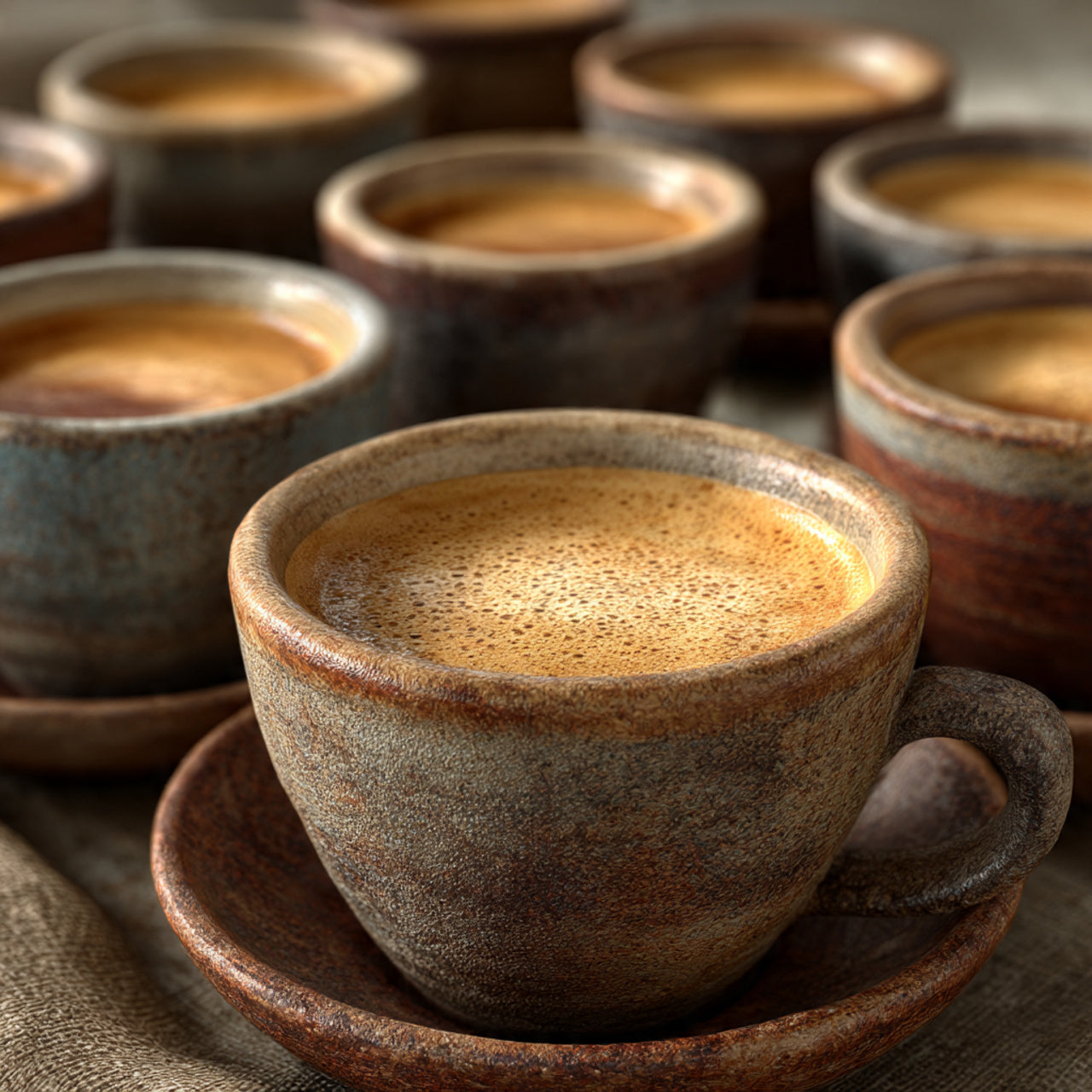 Single origin coffee tasting experience multiple roast profiles