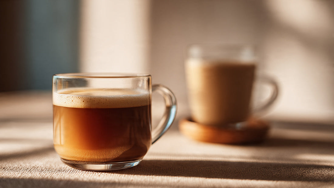 Editorial image showing coffee alongside another beverage representing competition and evolving consumer drink preferences.