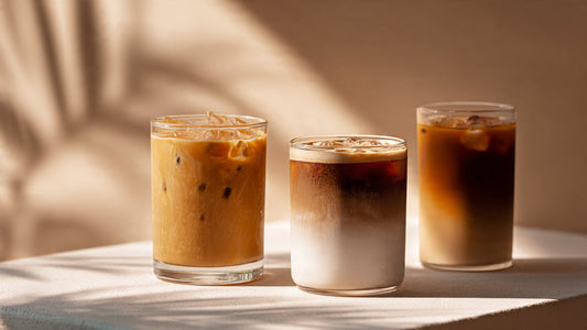 Editorial image of multiple coffee drink styles illustrating customization trends and evolving consumer coffee preferences.