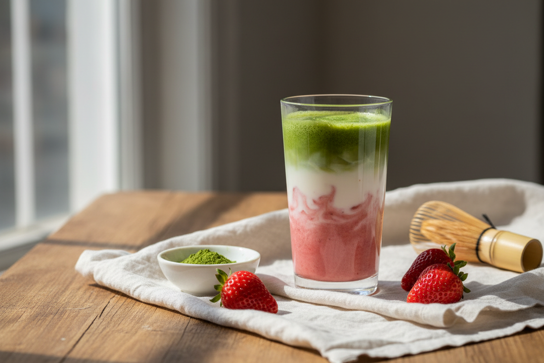 Strawberry Matcha Latte Recipe