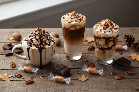 Three Indulgent Turtle Coffee Recipes: Chocolate, Caramel, and Pecan Perfection
