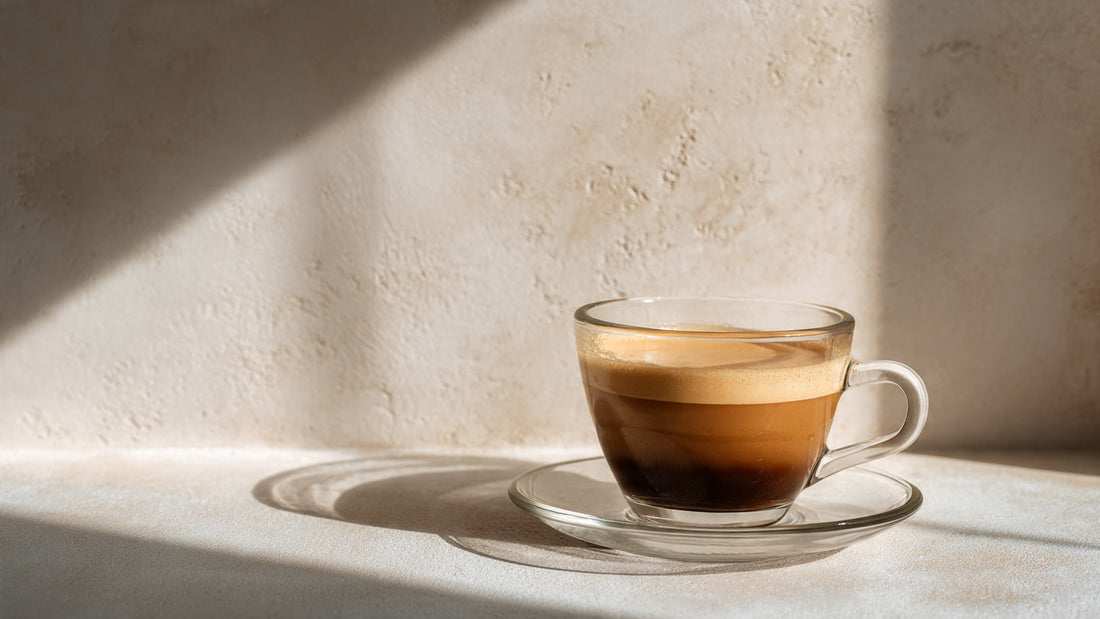 Coffee in a cup showing rich body and texture with smooth appearance