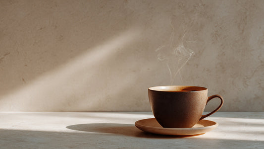 Smooth coffee in a cup with soft lighting showing rich balanced appearance