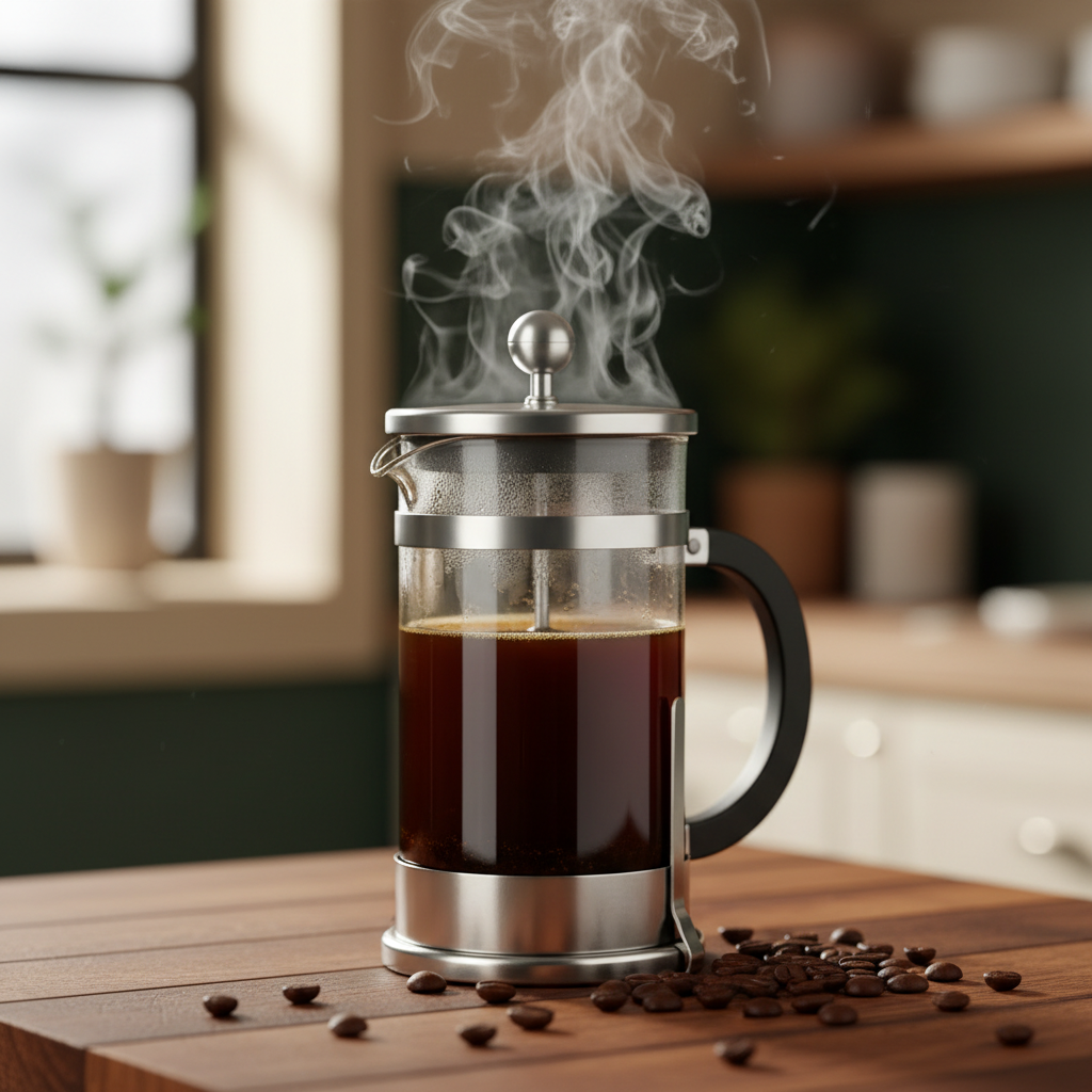 French Roast Coffee Pour over brewing dark roast coffee aromatic extraction