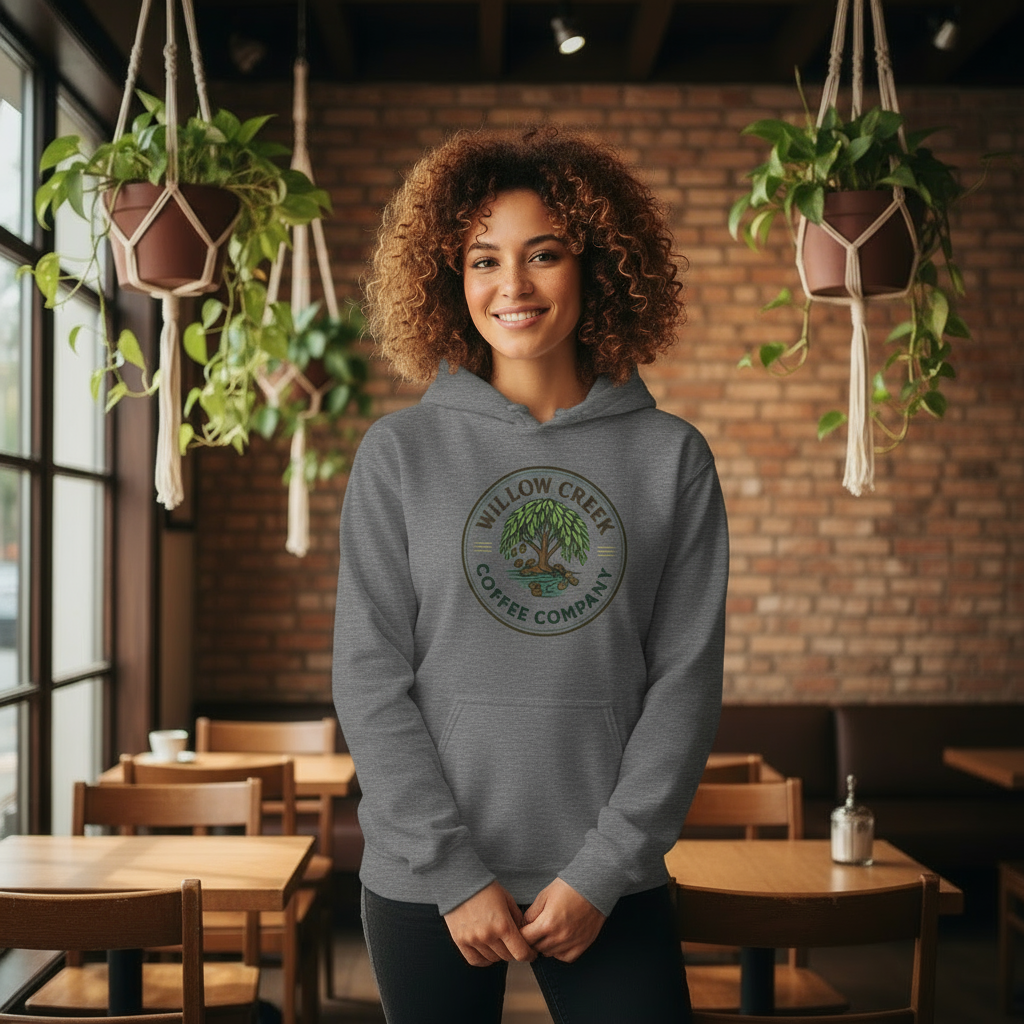 Graphite heather hoodie