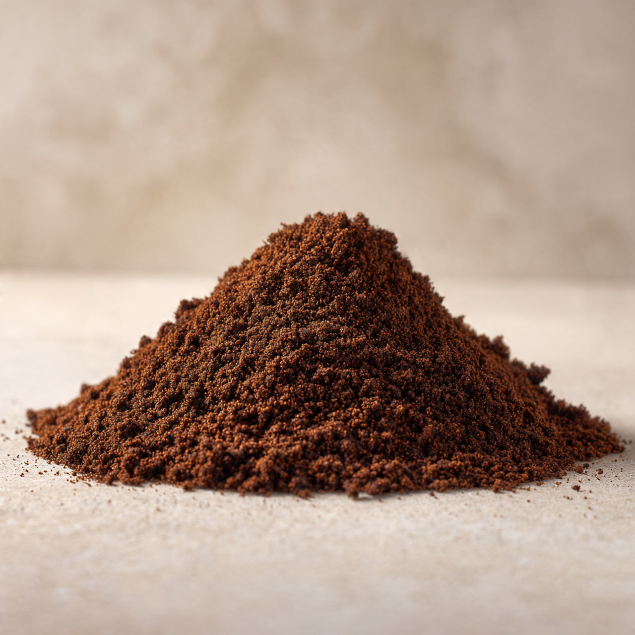 fresh ground kenya coffee close-up