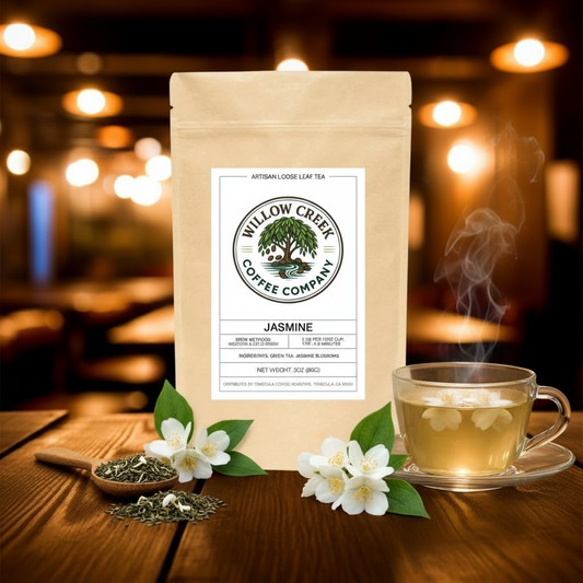 Jasmine Tea with Jasmine Flowers