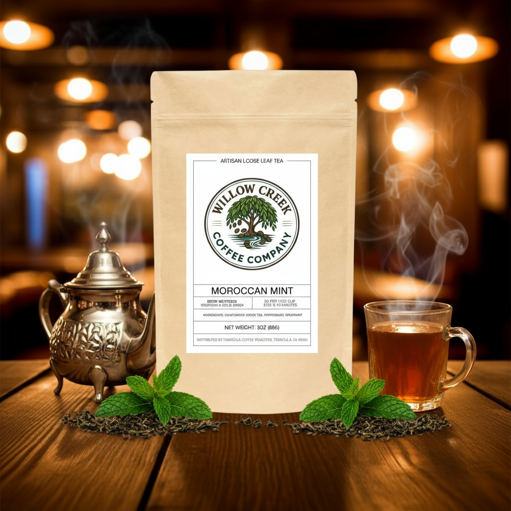 Moroccan Mint with Mint Leaves