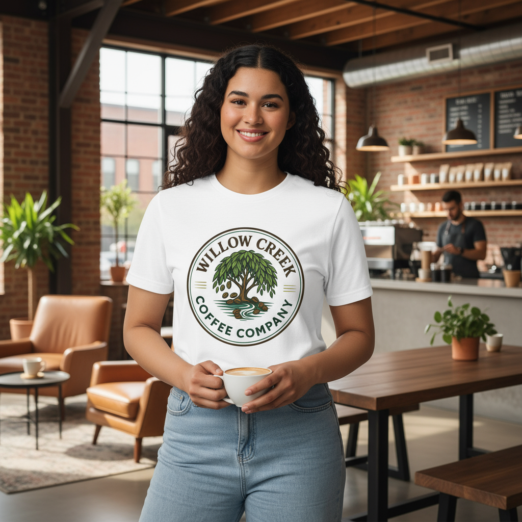 Person wearing Willow Creek tee