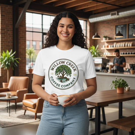 Person wearing Willow Creek tee