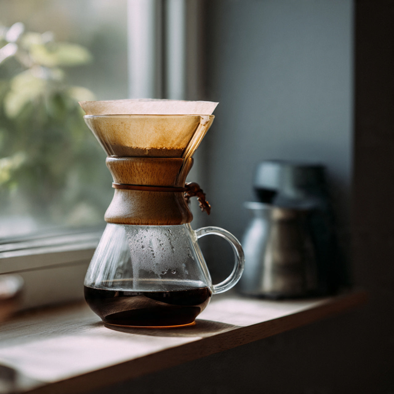 pour over whiskey barrel coffee 