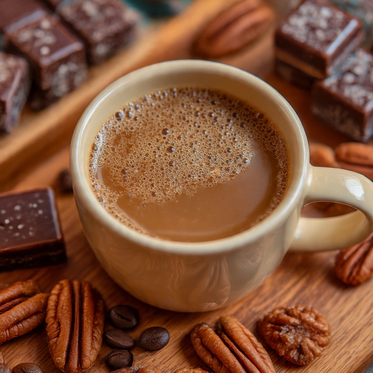 Turtle Coffee | Chocolate Caramel Pecan Flavored Medium Roast