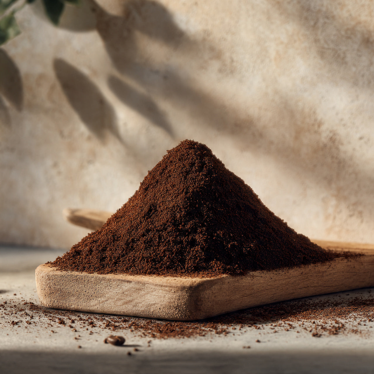 fresh ground whiskey barrel blend coffee
